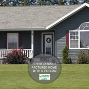 buying a manufactured home with a va loan